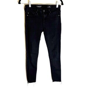 Adriano Goldschmeid The Legging Ankle Super Skinny Ankle Size 24R Black
